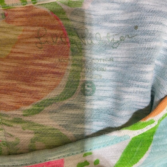 Lilly Pulitzer Blue Lemonade Marlow Size Small - Picture 6 of 6